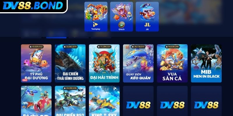 Ưu điểm vượt trội của sảnh bắn cá Techplay DV88
