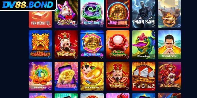 Điểm danh những tựa game nổ hũ CQ9 DV88